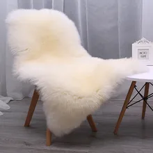 Пушистый Ковер Из искусственной овчины для гостиной, спальни, гладкий пушистый коврик из меха, моющийся коврик из искусственного меха для спальни, домашний декор