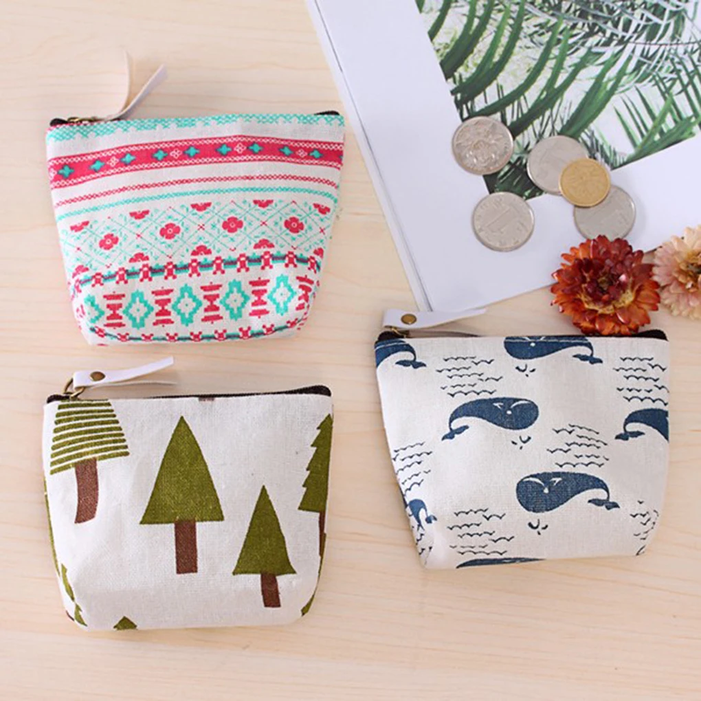 

1PCS Women Casual Cartoon Cute Canvas Coin Eraser Change Card Holder Bag Children Party Gift Pouch Bag Dropshipping