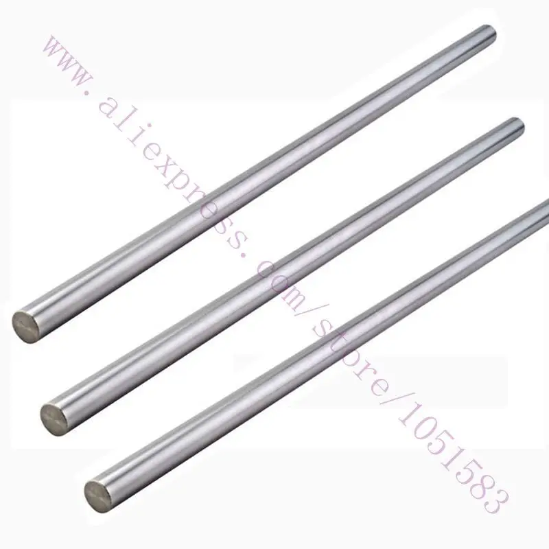 one set Reprap ADAPTO 3D Printer Diameter 8mm smooth rods Linear Shaft Optical Axis chrome plated