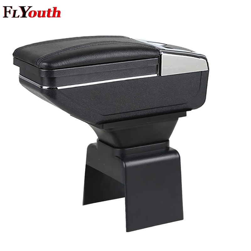 

Car Armrest Box Central Store Content Box Cup Holder Ashtray Interior Car-Styling For Citroen Elysee For Peugeot 307 2004-2013