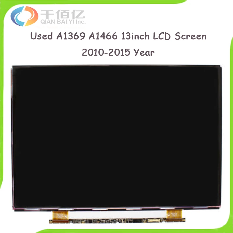 

Used Laptop A1369 A1466 LCD Screen For MacBook Air 13'' A1369 A1466 LCD Screen Display 2010-2015 Years