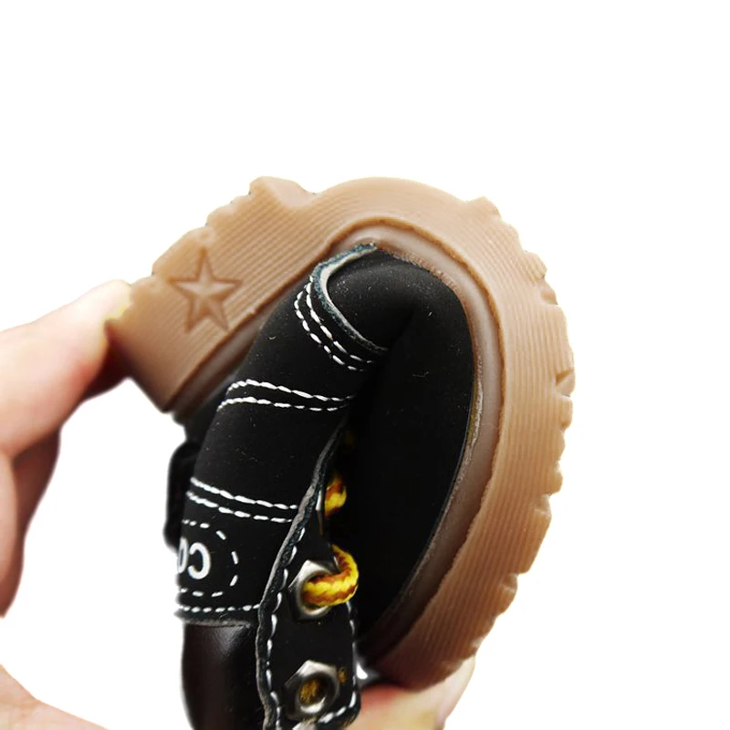 Children Sneakers Martin Boots Kids Shoes Winter Black Rubber Sole Warm Thick Ankle Snow Boots Boys Girl Plush Fashion Boots Children Sneakers Martin Boots Kids Shoes Winter Black Rubber Sole Warm Thick Ankle Snow Boots Boys Girl Plush Fashion Boots