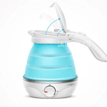 220 В/680 Вт портативный складной электрический чайник удобный Силикон Мини Путешествия походный чайник
