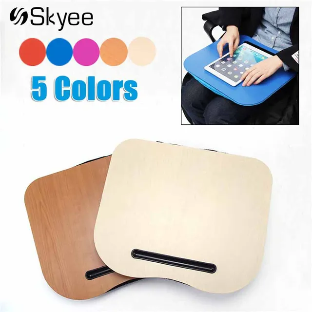 Tragbaren Schreibtisch Bett Kissen Knie Runde Handliche Computer Tragbaren Schreibtisch Bett Kissen Knie Runde Handliche Computer Lesen Schreiben Tisch Tablett Tasse Halter Laptop Stehen