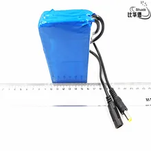 12 V 5000 mah bateria de lítio polímero bateria Recarregável DC batteria Para DIODO EMISSOR de luz ao ar livre Da Bateria de reposição do motor do monitor