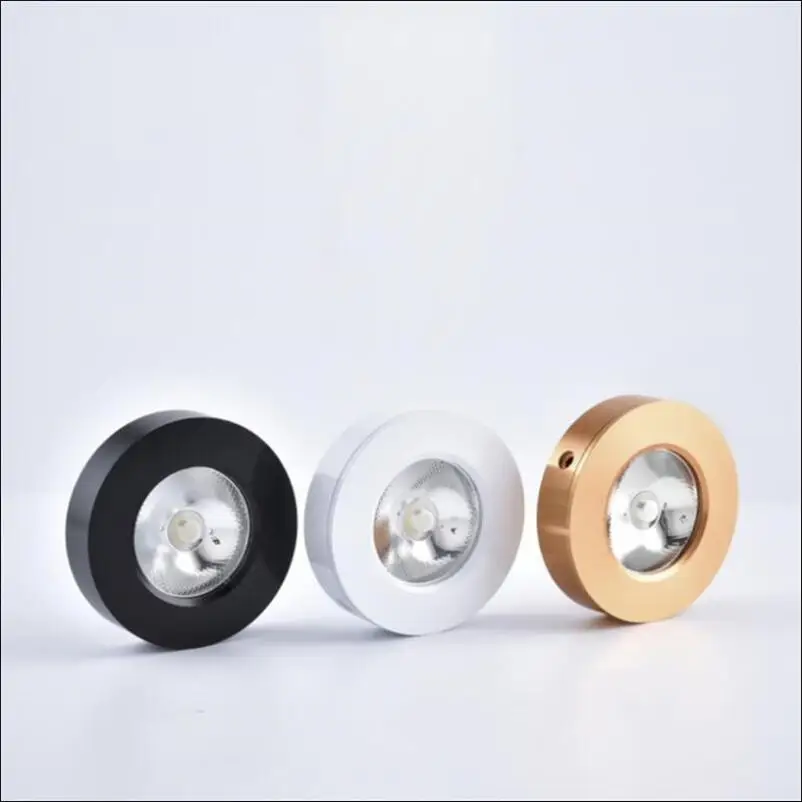 10 шт. COB LED Puck light 7 Вт 12 Ультра тонкая круглая светодиодная подсветка под шкаф