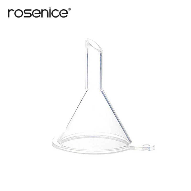 

Small Clear Plastic Funnels Containers For Cosmetic Liquids Perfume Oil Filling Empty Containers