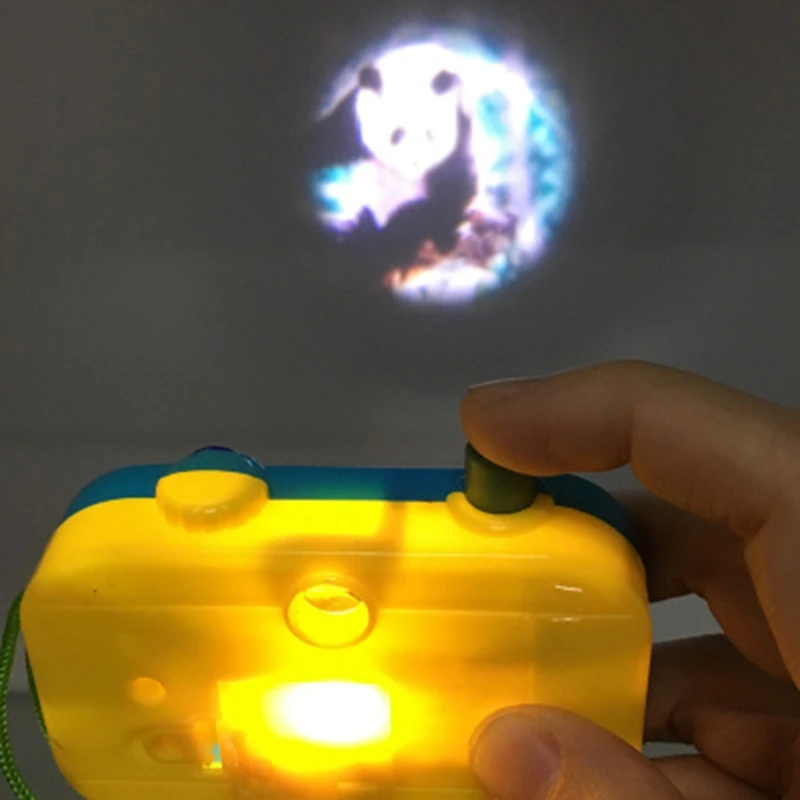 Новая Анималистическая проекция игрушечная мини-камера со светом Мультфильм светодиодный мигает Обучающие Детские игрушки Детские