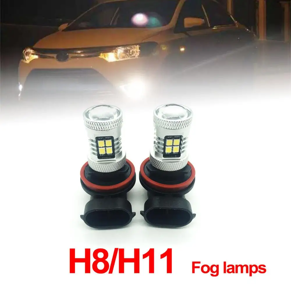 

1PC LM-80 H8 H11 Car LED Fog Light 6500K/2700K LED Fog Lamp Bulb Car Accessories Replace for Honda Fit for Toyota Corolla