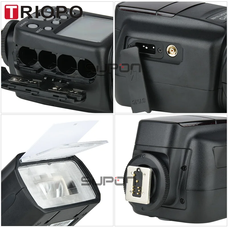 Free shipping TRIOPO TR988 Flash Professional Speedlite TTL Camera