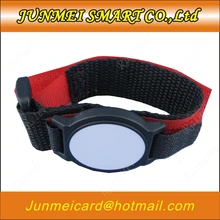 125 кГц наручный браслет из нейлона, LF близость водонепроницаемый браслет рчид только для чтения, 100 шт