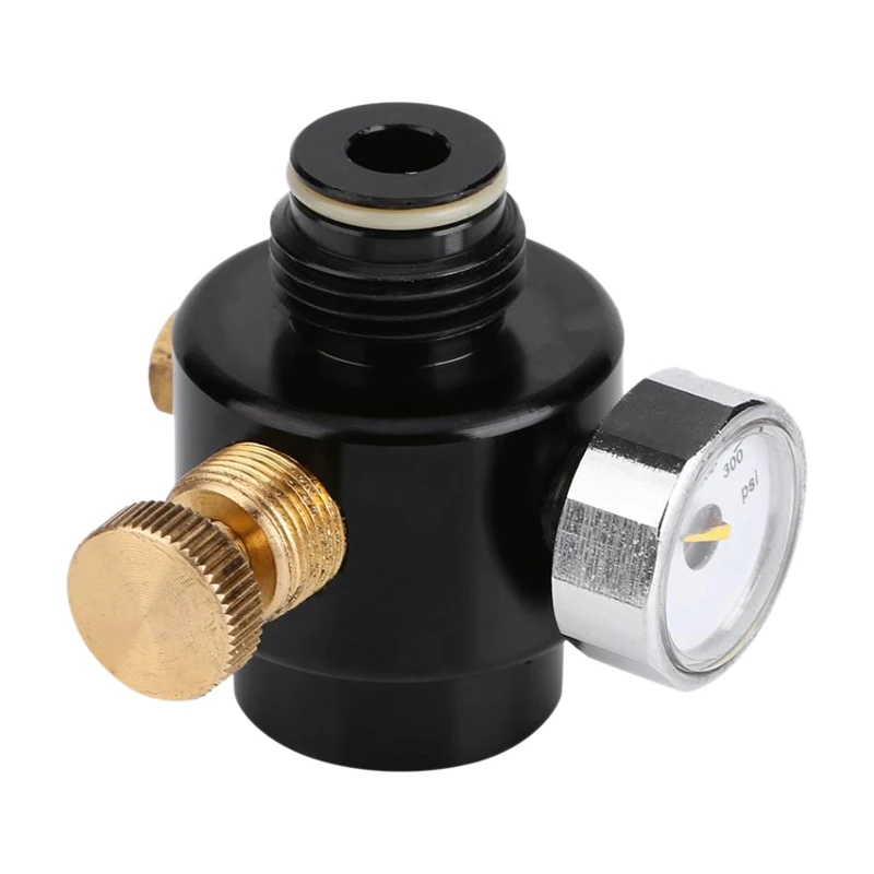  Pcp Paintball Tank Cylinder Adjustable Compressed Air Regulator Output Pressure 0.825-14 Ngo Thread