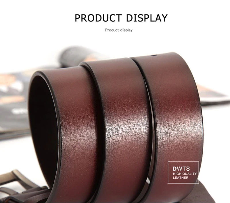 male genuine leather strap