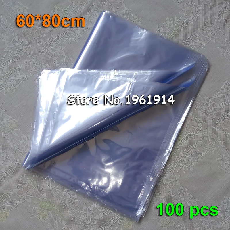 4 X 6 Inches Heat Shrink Wrap Bags, 500PCS Clear PVC Heat Shrink Wrap For Packaging