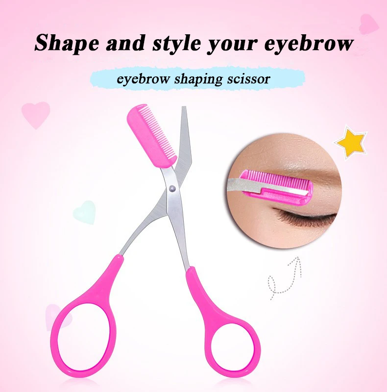Bioaqua Augenbraue Trimmer Schere Kamm Salon Shaping Rasierer Augenbraue Trimmer Wimpern Haarspangen Dame Frau Manner Haarentfernung Eyebrow Trimmer Scissors Eyebrow Trimmereye Brow Trimmer Aliexpress