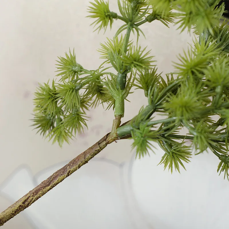 1 шт. сосновая ветка пластиковые искусственные зеленые растения поддельные сосновые ветви Cypress дерево для домашнего офиса рождественское декоративное растение 30 см