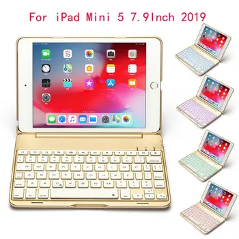 

For Ipad Mini 5/mini 4 7.9 Case+ Wireless Bluetooth Backlight Keyboard Cover New Arrived #20191018