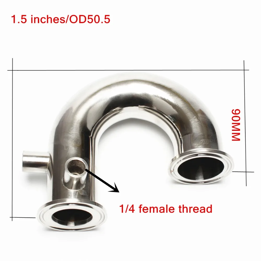 1 5 &quotOD50.5 Dephlegmator/конденсатор/рефлюкс нержавеющая сталь 304 конденсатор тройной