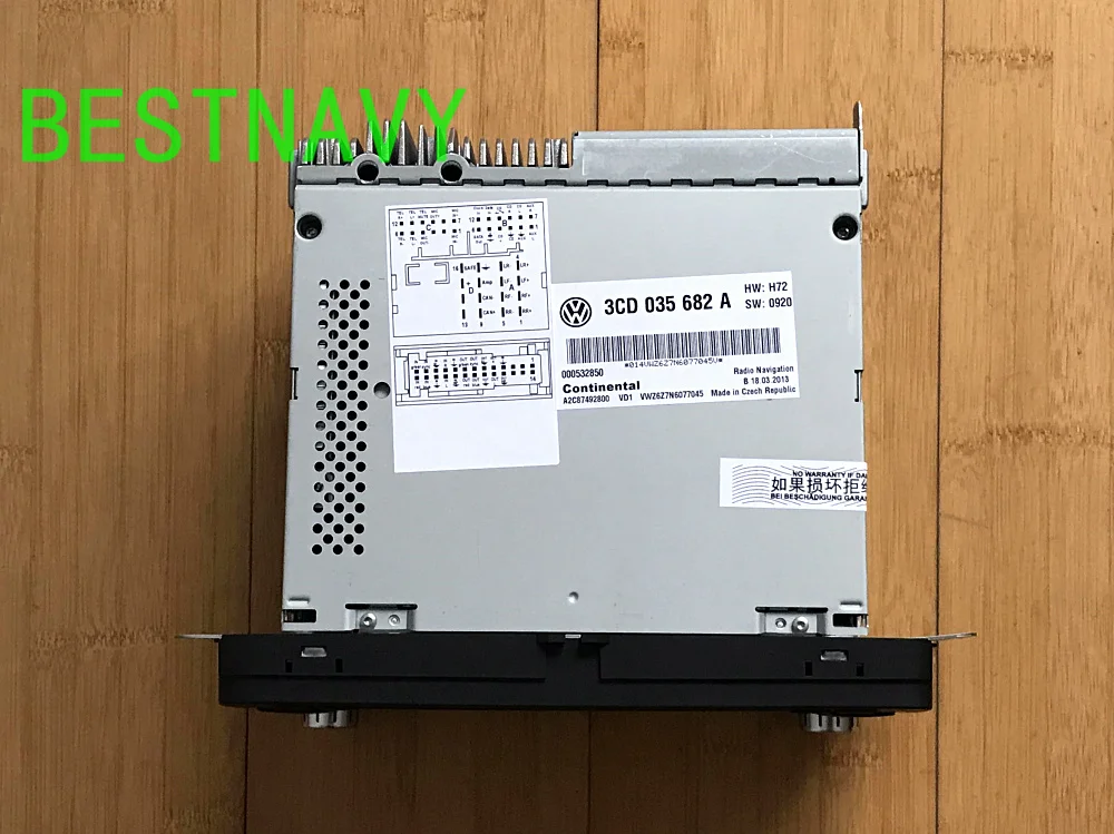 Perfect Original NEW Car Navigation RNS510 radio LED display modules for V W Golf Passat Skoda RNS510 DVD Player 3CD 035 682 A/B Version 1
