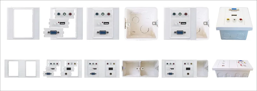 Домашний кинотеатр аксессуар, USB стены пластины модуля(F-F), USB стены лицевой 223, USB Тип гнездо модуль