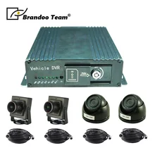 1080 P MDVR Kit 4 Canali SD DVR Mobile Kit, Tra Cui 4 pcs 2.0MP AHD Videocamera per auto Per 4 Telecamere di Sicurezza sistema di