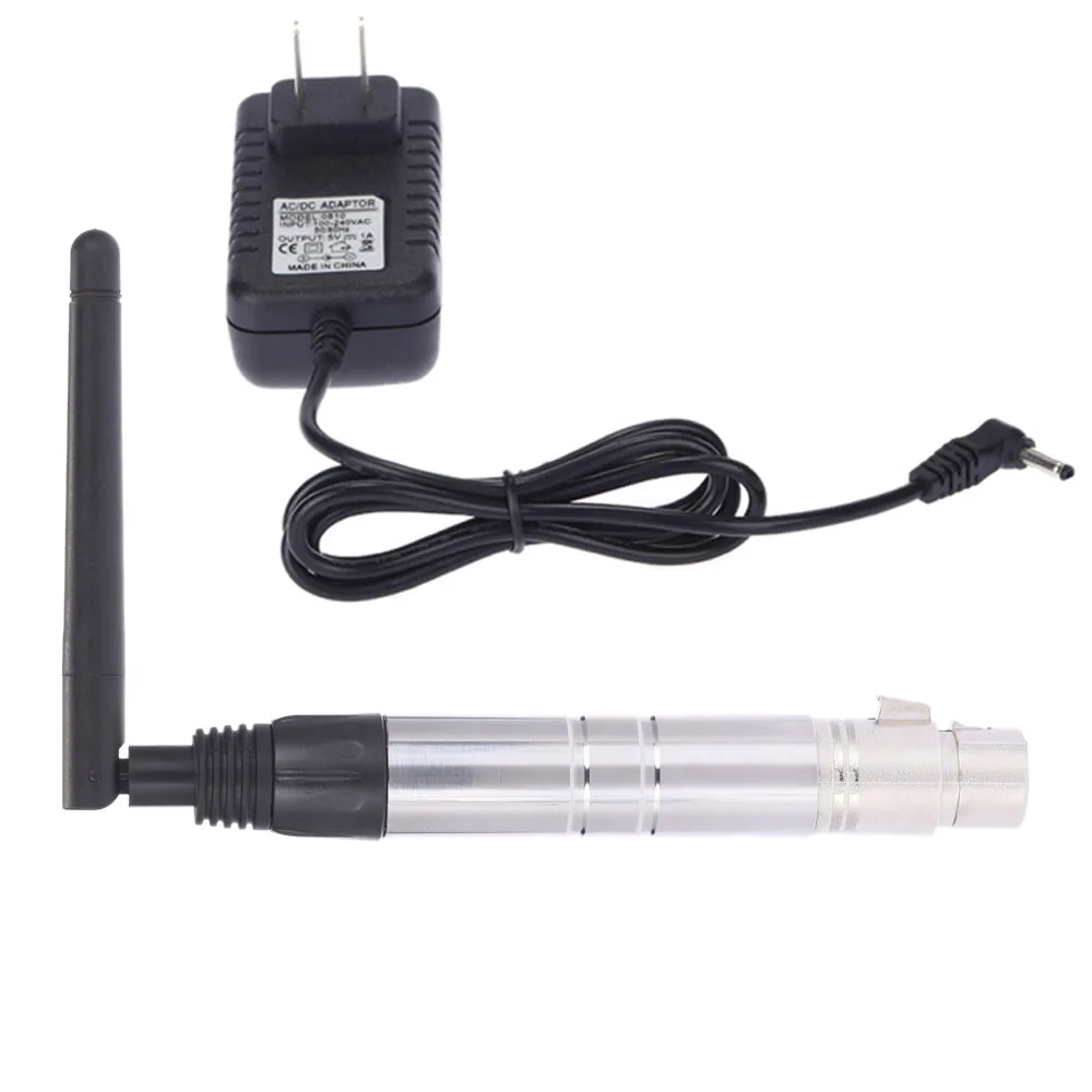 

23Dbm Female Xlr Receiver Ultra Long Distance 2.4G Ism Dmx512 Wireless Female Xlr Receiver Light Controller Antenna Stage Light