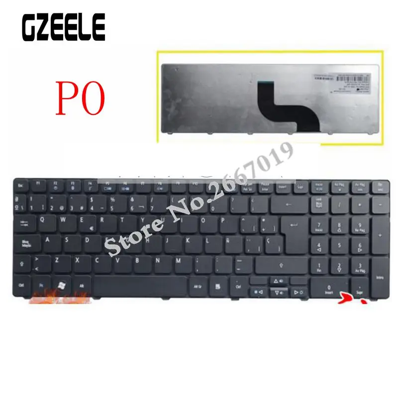 

Portuguese keyboard For Acer Aspire 7741 7741G 7741Z 7745G 8942 8942G 5820 5820G 5820T 5820TZ 5820TG 5820TZG 7745Z Laptop PO