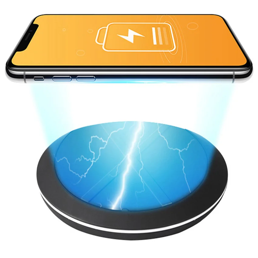 Silm 10 Вт Быстрое беспроводное зарядное устройство Chargeur индукционное зарядное устройство универсальное без проводной зарядки для Xiaomi Mi9 samsung S10 Plus