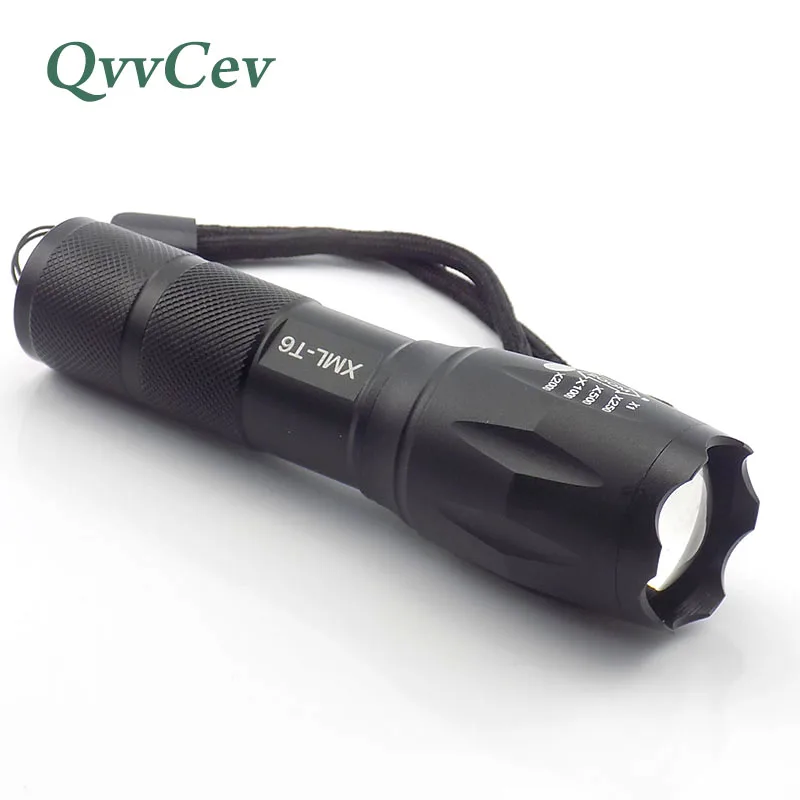 

High Power mini T6 flashlight AAA battery Flash Light Torch Lamp Adjustable focus super bright Linternas for fishing camping