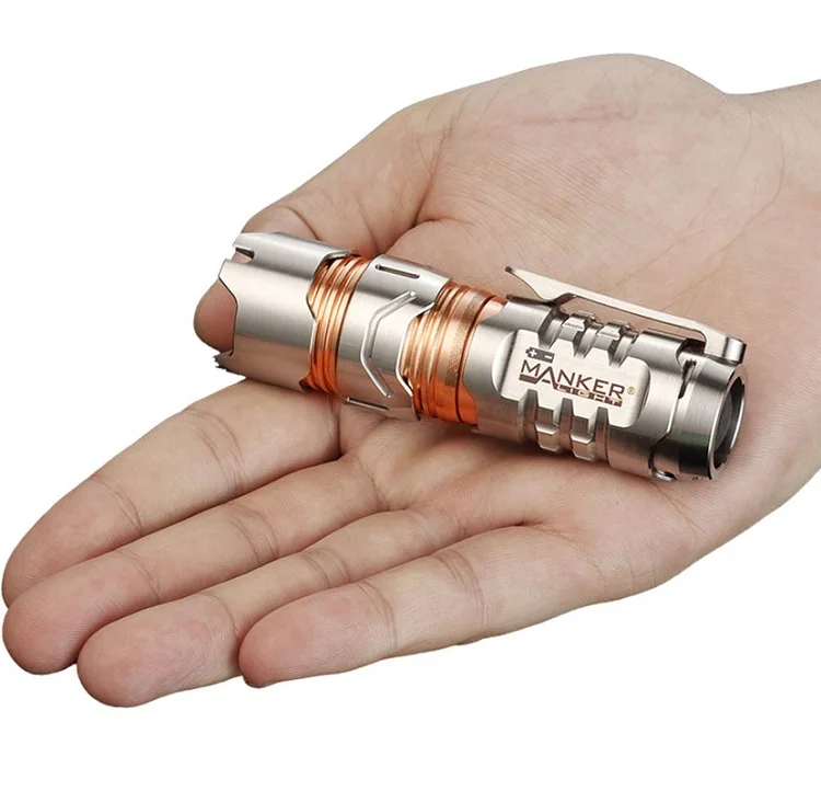 Manker Timeback II 2200 люмен Спиннер титановый фонарик 4x CREE XPG3 светодиодный фонарь