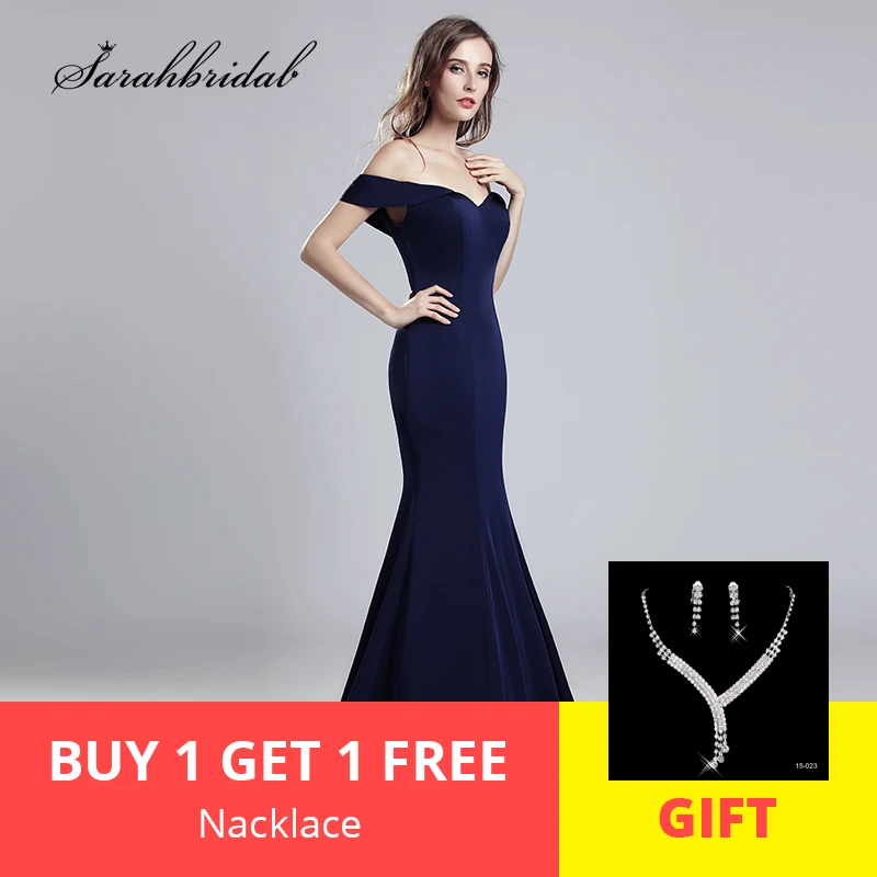 

Robe De Soiree New Arrivals Elegant Evening Dresses Mermaid Beading Crystal Floor Length Prom Party Dresses LSX559