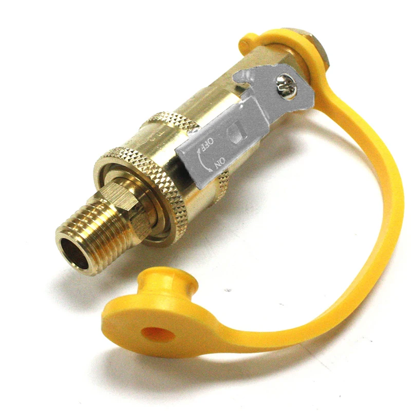 1/4 &quotзапорные клапаны и мужской RV пропан Быстрое Подключение адаптер Комплект