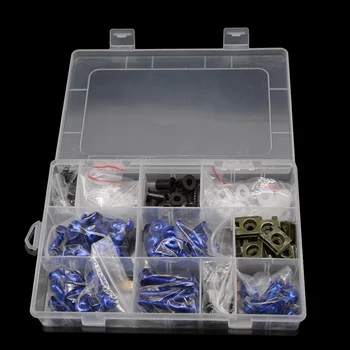 

Universal Motorcycle Fairing Body Bolts Spire Screw Nuts For Kawasaki VERSYS 650 ER6N er6f ninja 300 Honda XADV 750 CBR600F