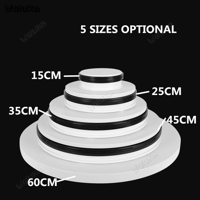 360 Degree 3 Speed Adjustable Rotating Display Stand Electric Rotating  Product Display Turntable Jewelry Display(195mm) - AliExpress