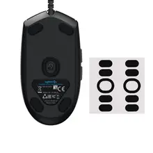 Набор из 2 ковриков для мыши, ног, ног для мыши, ножки для logitech G102 G PRO, толщина тефлона 0,6 мм