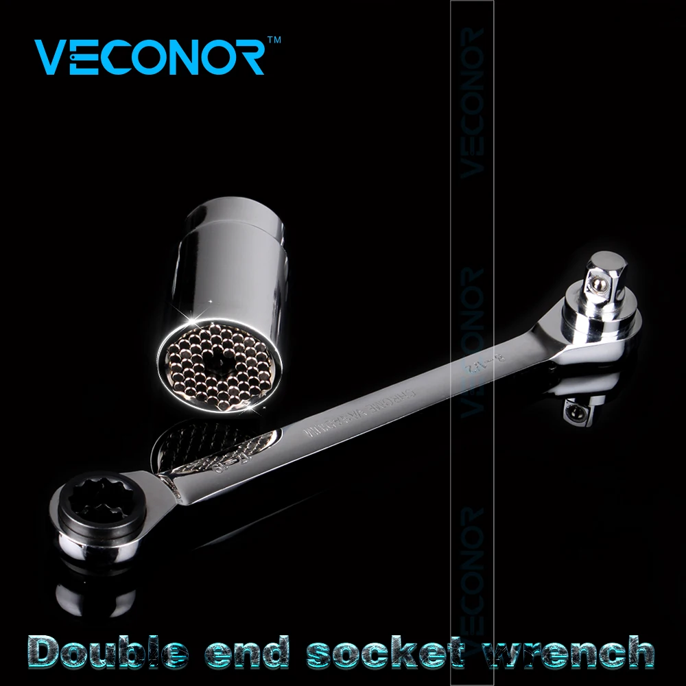 

Veconor 1/2" universal socket wrench 10~32mm multifunctional socket adaptor power drill adaptor practical tools easy handle