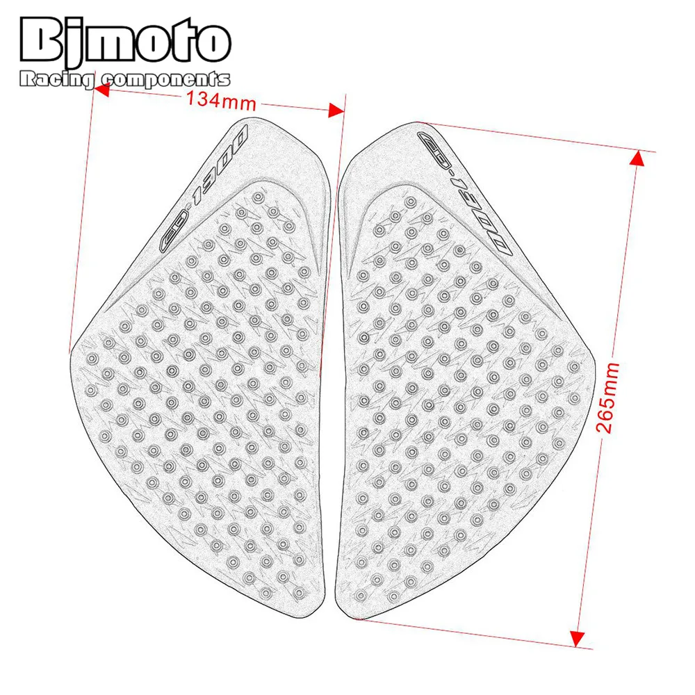 Аксессуары для мотоцикла и мотокросса Bjmoto наклейка на бак эмблема TankPad Защитная