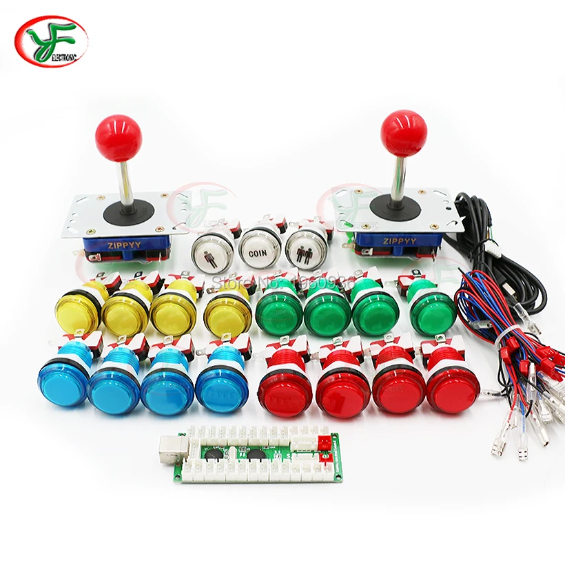 mame-–-kit-de-joysticks-d'arcade-a-monter-soi-meme-sans-retard-encodeur-usb-led-vers-pc-controleur-de-joystick-a-longue-manche-bouton-poussoir-eclaire-par-led