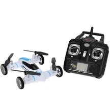 New Arrival X9 RC Quadcopter with Wheels 2.4Ghz Easy To Control Air-ground Amphibious RC Drone