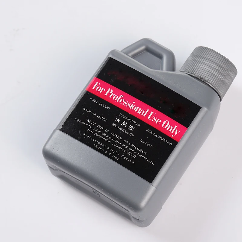 Acrylic Liquid Monomer False Acrylic Nail Art 120ml Salon Tool Manicure Nail Art For Acrylic Powder Dust Nails Tips Powder