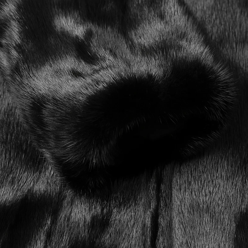 AYUNSUE пальто с натуральным мехом 2019 зимняя куртка Мужские пальто из натурального меха норки роскошные мужские куртки и пальто Плюс Размер
