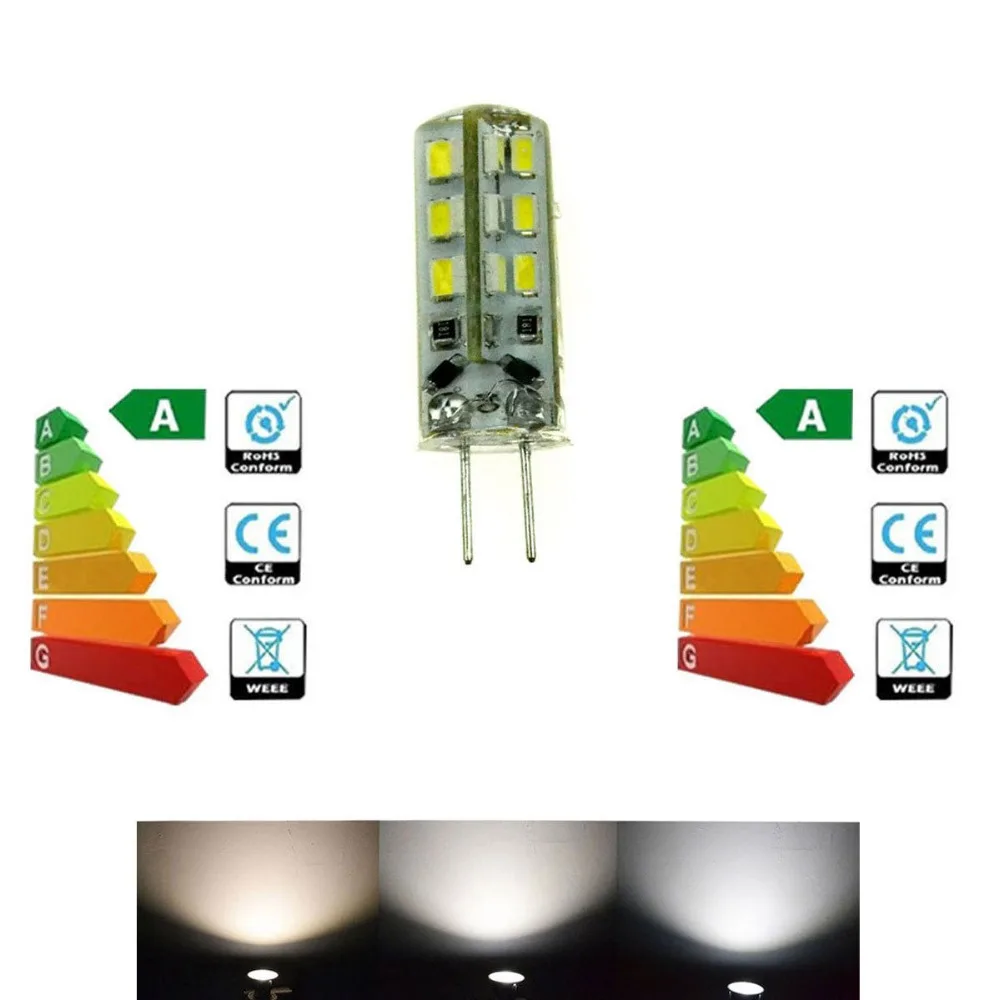 3014 SMD 교체 할로겐 램프 전구, 냉/온백색 조명, G4, 3W, 24LED, 12V, 110V, 220V, 10 개/로트