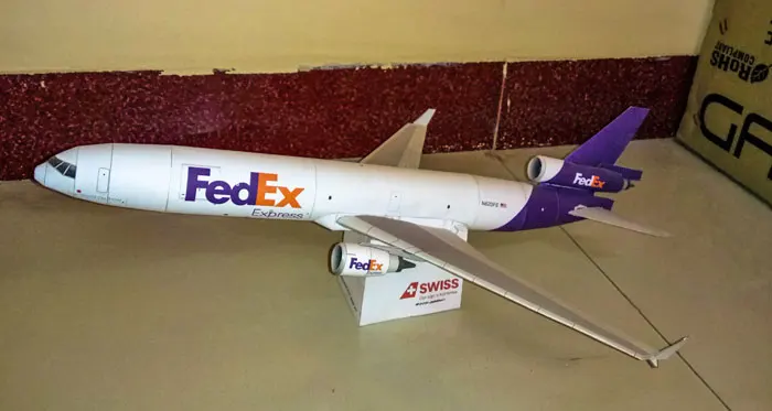 FedEx MD-11 FedEx самолета Бумага модель