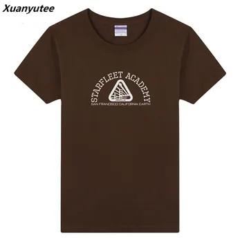 

Xuanyutee Starfleet Acedemy Movie Fans Tee Shirt Homme Cotton Flock Print Summer O-Neck Short Sleeve Euro Size S 3XL T-shirt Men