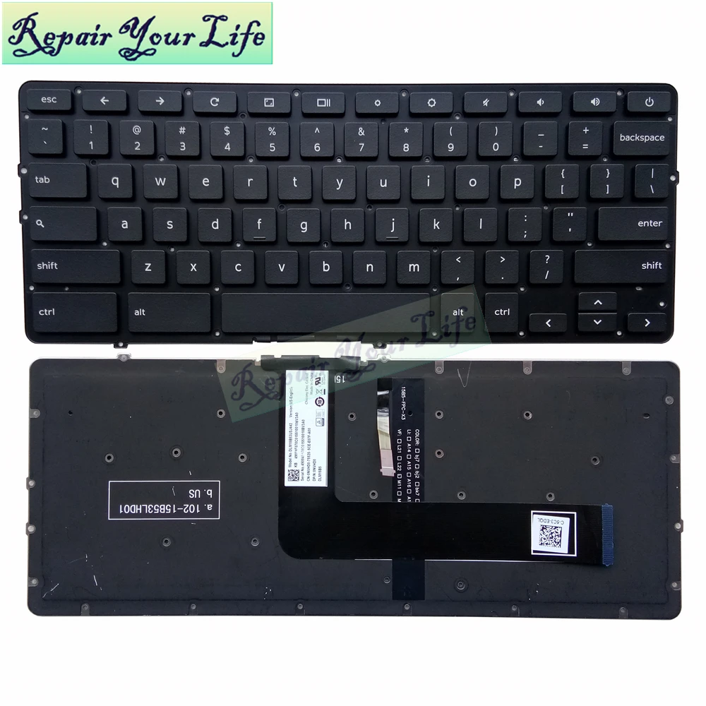 Repair You Life Original new backlit keyboard for Dell Chromebook 13 7310 13-7310 US laptop keyboard wholesales good 0nvhd0 Repair You Life Original new backlit keyboard for Dell Chromebook 13 7310 13-7310 US laptop keyboard wholesales good 0nvhd0