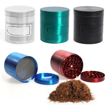 

Multi Functional Alloy Metal Herb Grinder Tobacco Grinder 4 Parts 62MM" Gri E5M1