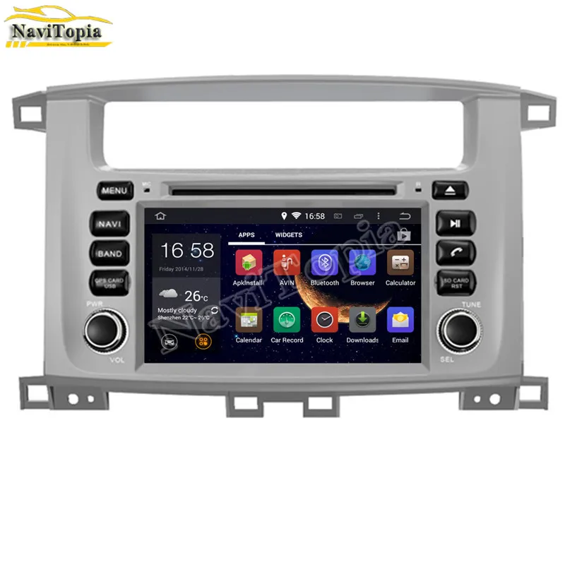 Best NAVITOPIA 4G RAM 64G ROM PX6 Six Core Android 9.0 Car DVD GPS for Toyota Land Cruiser 100 1998-2007 LC100 for Lexus LX 470 1 Best NAVITOPIA 4G RAM 64G ROM PX6 Six Core Android 9.0 Car DVD GPS for Toyota Land Cruiser 100 1998-2007 LC100 for Lexus LX 470 1