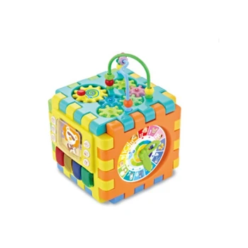 

GEEK KING Montessori educational math toys for Children's 1-3 years old baby assembled intelligence plastis blocks toy