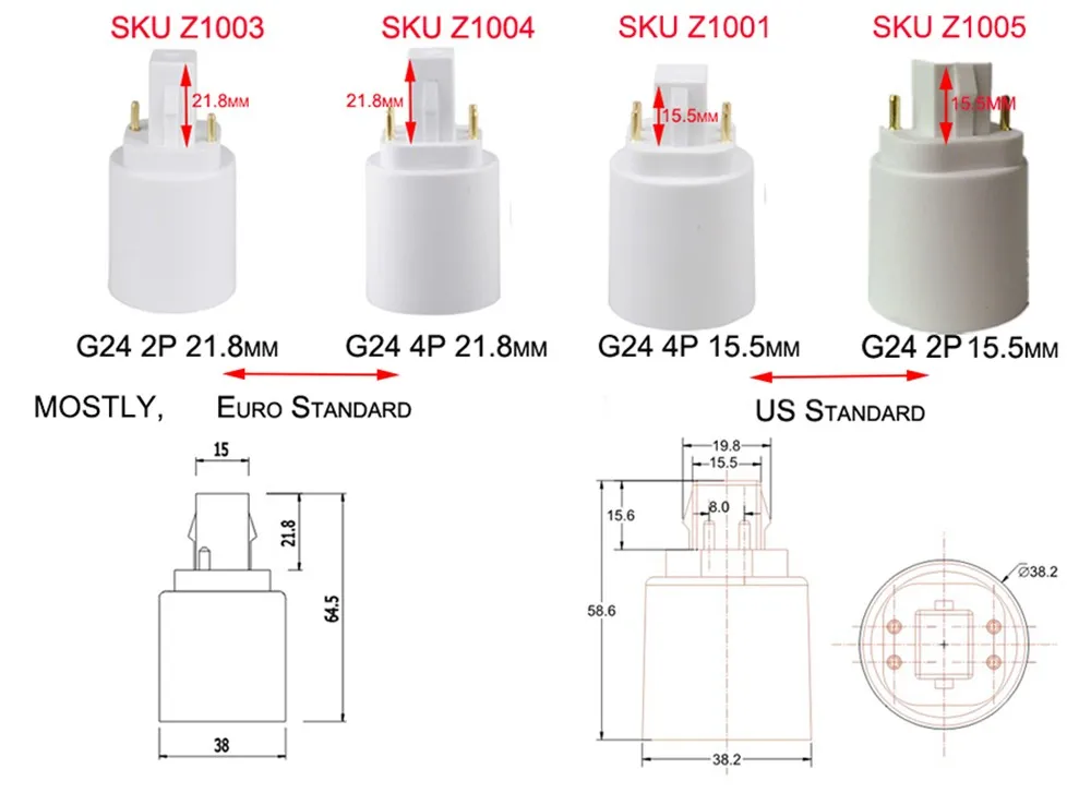 Z1001 GX24-E27 2P 004