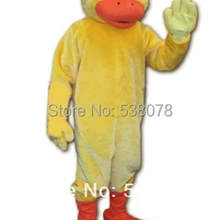 Маленькая желтая утка костюм талисмана для взрослых символ «Герой мультфильма» костюм маскота костюм кунг-фу панды карнавальный Косплей Подходит SW1152